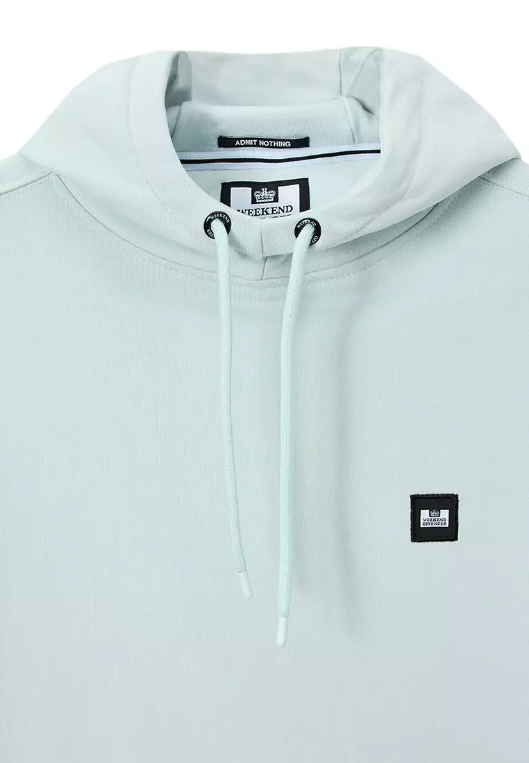 MENS SEA SPRAY RIBBE BADGE HOODIE
