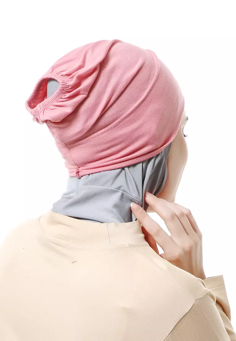 Inner Hijab Muslimah Wanita Motif Polos Relaxed Fit - Sweetheart