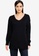 Old Navy black Voopneck Oversized Tunic Po FDC2FAA316BCB3GS_1