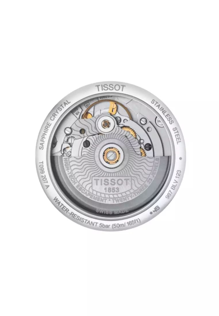 Chemin des Tourelles Powermatic 80 Lady Grey Stainless Steel Bracelet and Silver Dial Watch - T099.207.11.037.00