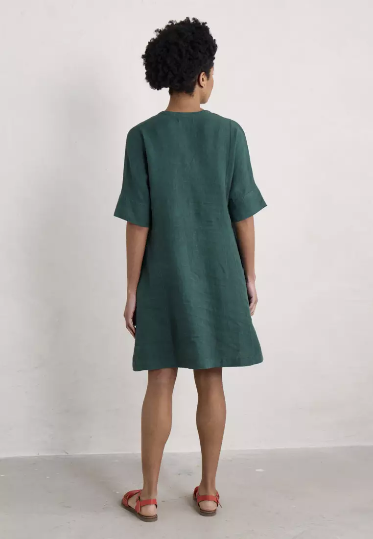 線上選購 Seasalt Cornwall Seasalt Cornwall Teal Draw Kiln Dress | ZALORA 台灣