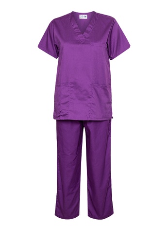 ScrubSuit Medical Doctor Nurse Uniform V-Neck