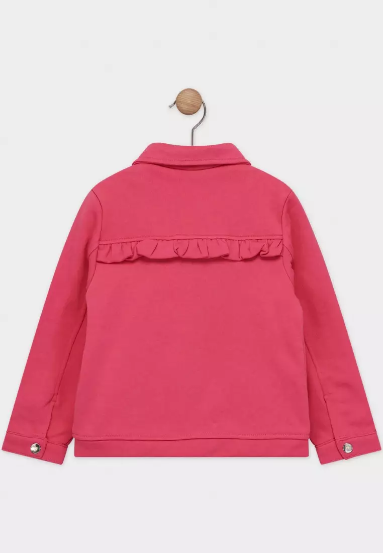Girl jacket zipper best sale side