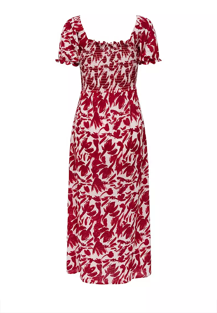 Zoey Short Sleeve Smock Dress