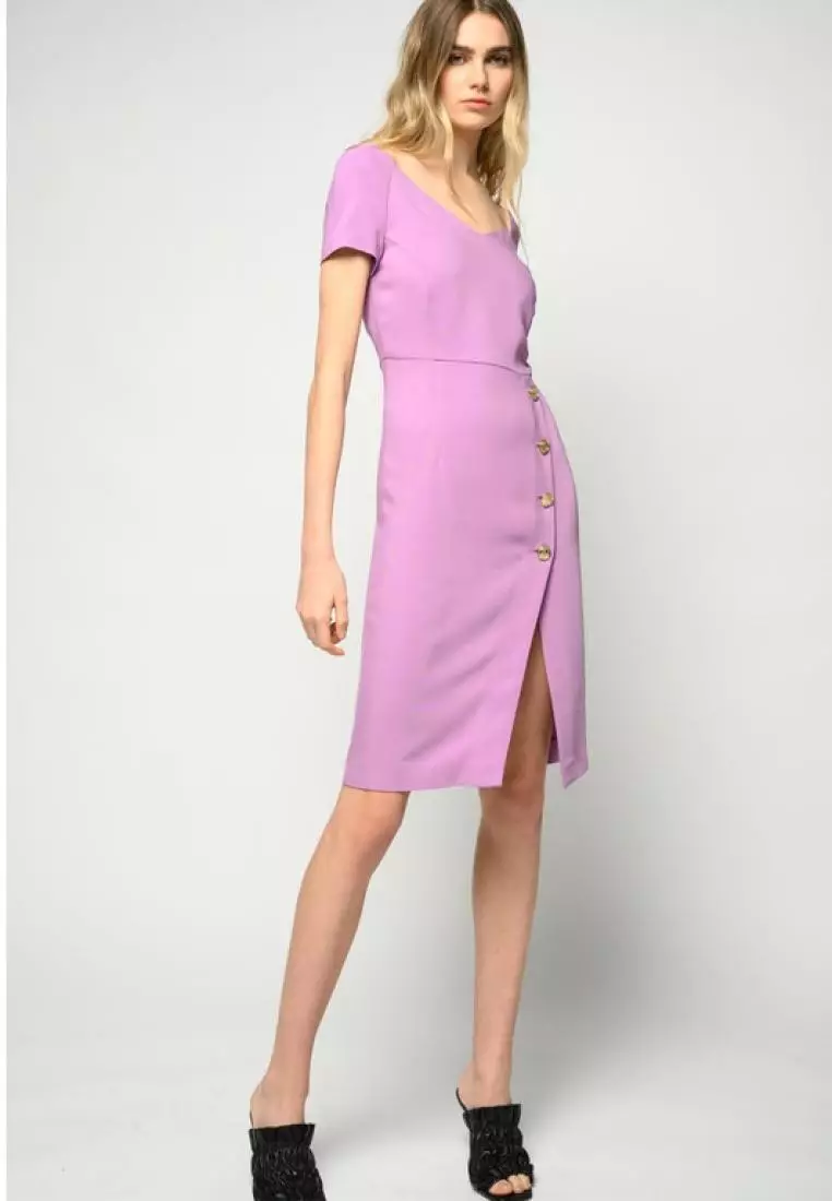 Purple sheath dress outlet