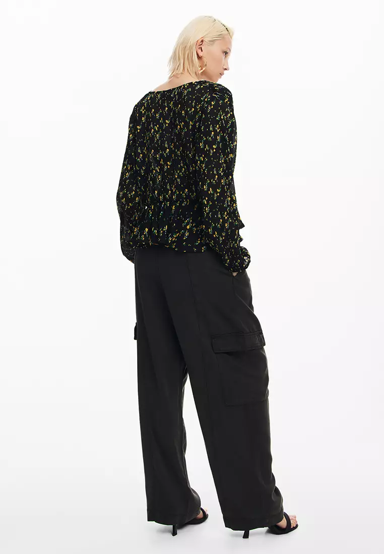 Desigual Woman Floral print blouse.