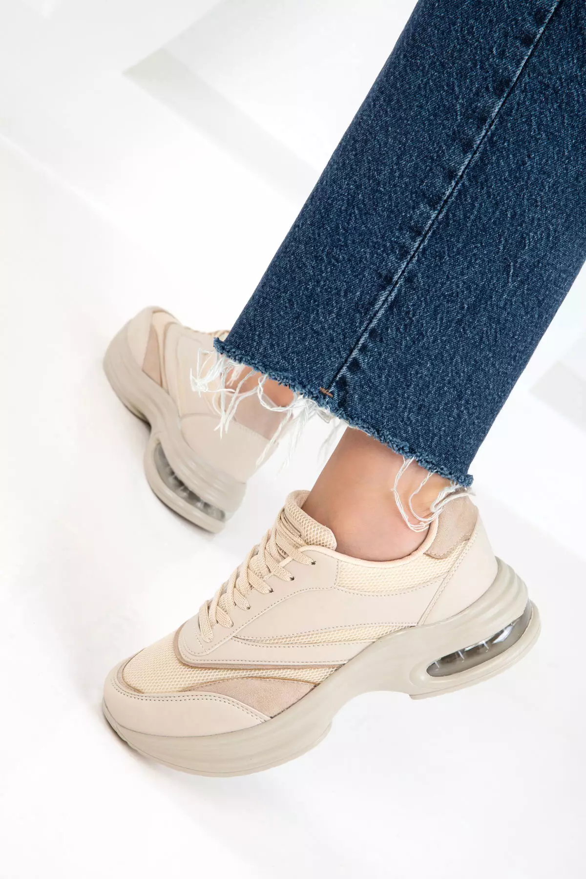 Beige Women's Sneaker 20763