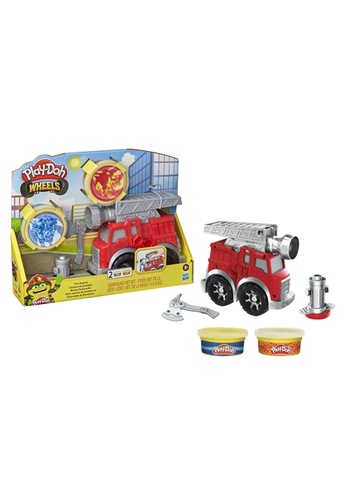Hasbro multi Play-Doh Wheels Fire Engine Playset for Children 3 Years and Up with 2 Pots of Non-Toxic Modelling Compound A9C52THB94694AGS_1