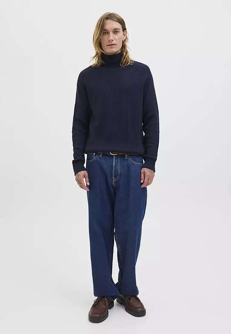 Roll Neck Knit Sweater