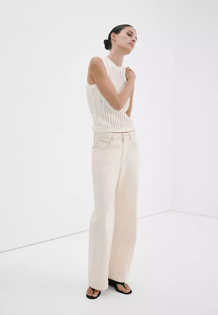 Openwork Knit Top