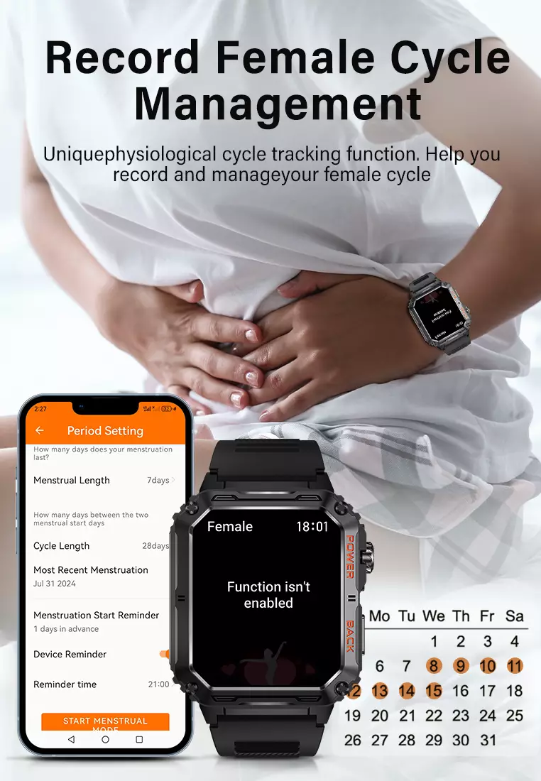 Smart Watch P3 Anti-scratch Jam Running Pria Pace 100+ Sports Mode Bluetooth Call Smartwatch 380mAh Long Battery Life Black