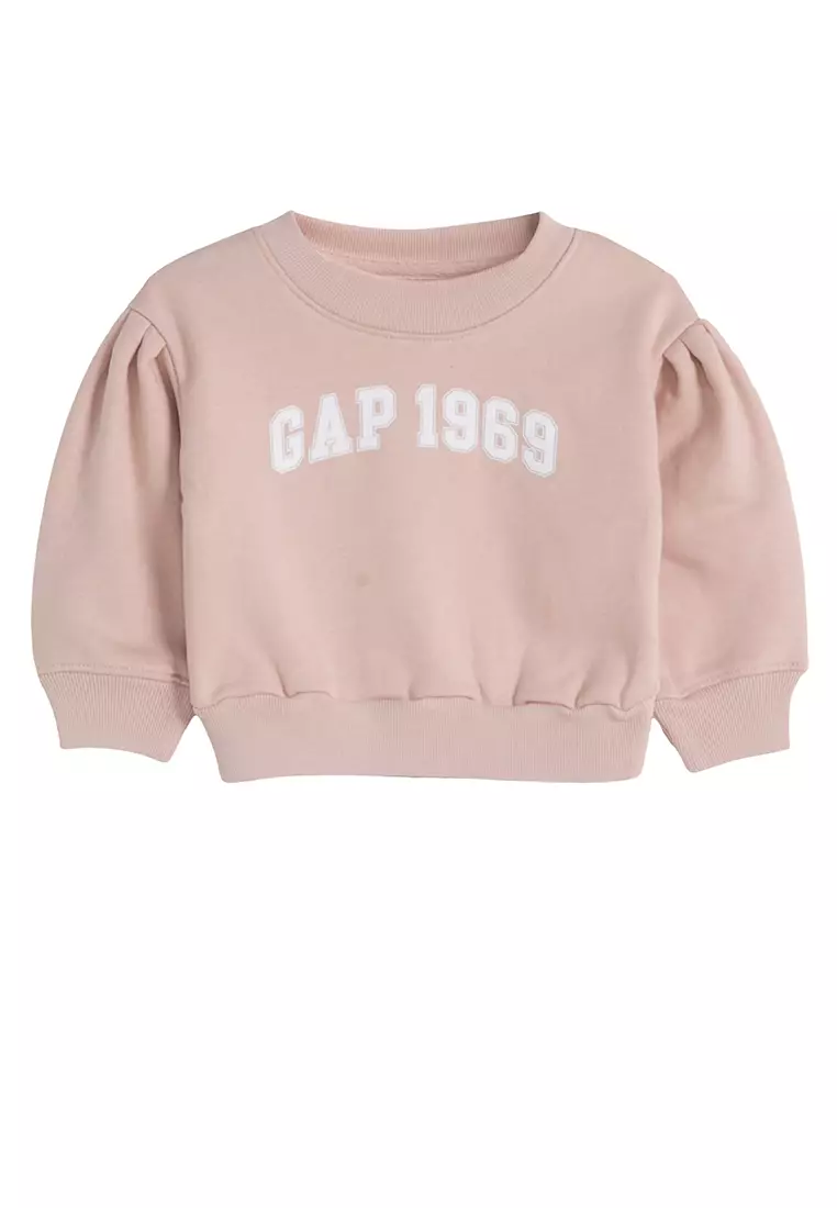 Buy GAP Logo Pleated Crew Sweatshirt 2024 Online ZALORA Singapore