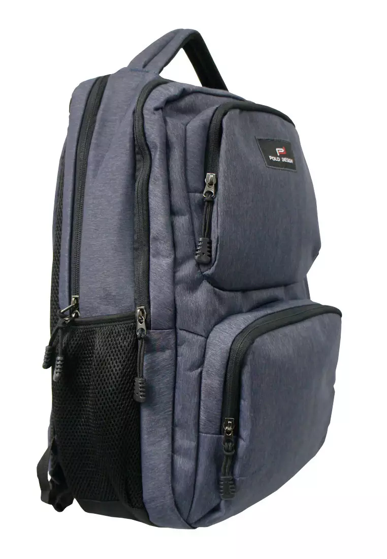 Polo Design Backpack 9052-06 Blue + Sling bag 819-06 Blue