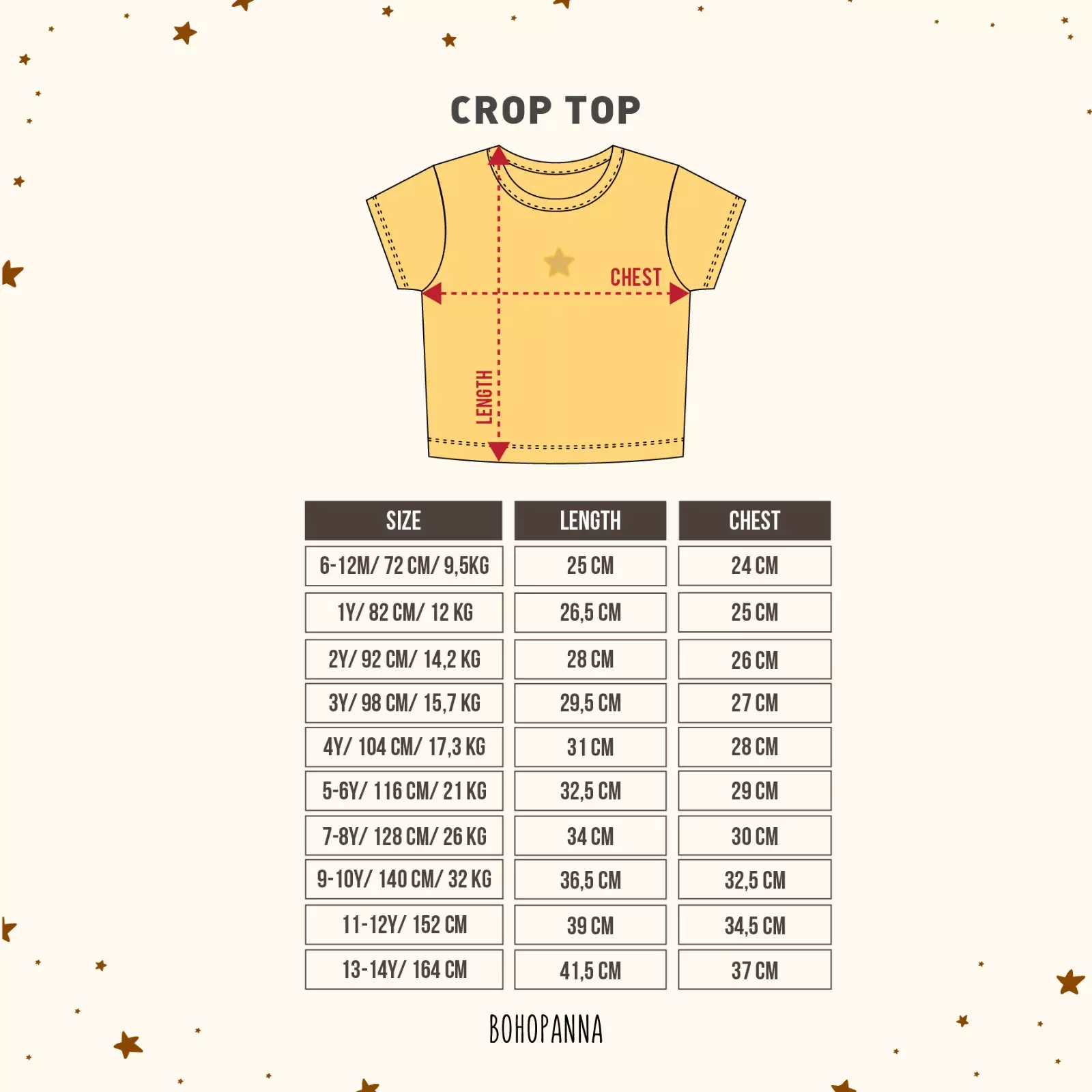 BOHOPANNA - CROP TOP - Atasan Anak