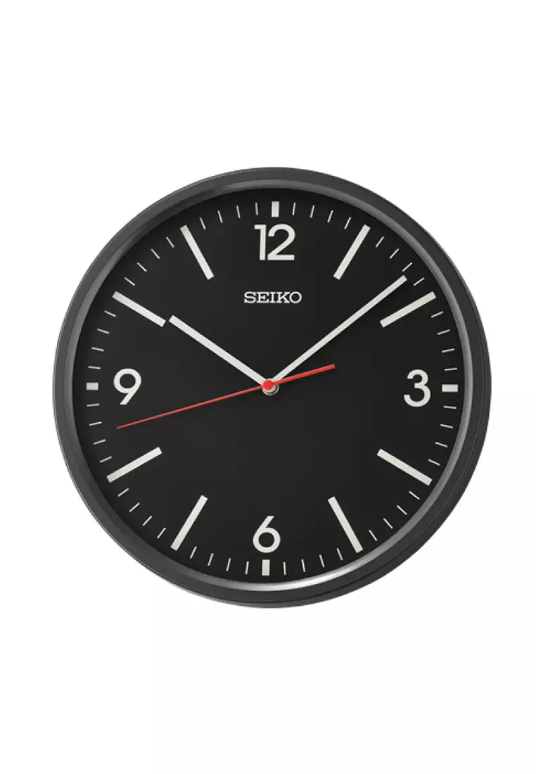 Jual Seiko JAM DINDING SEIKO QHA009K FULL BLACK Original 2024 ZALORA