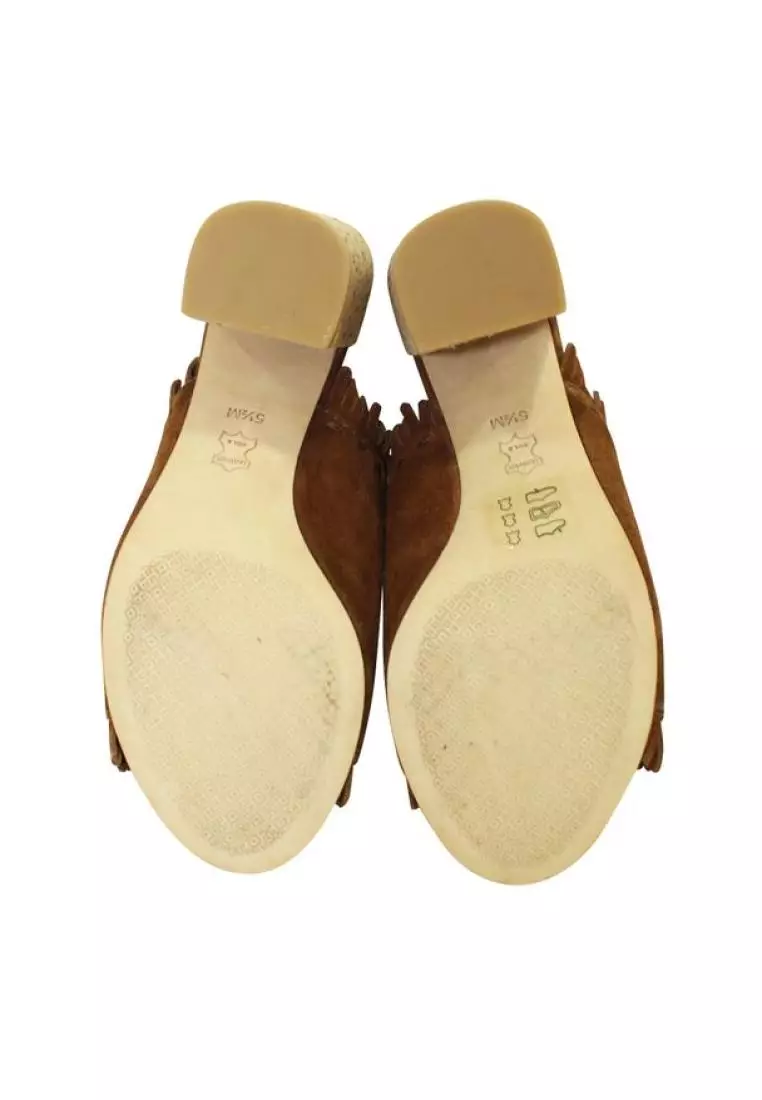 Tory burch online suede mules