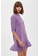 DeFacto purple Short Sleeve Mini Dress 69EF9AAD1C155BGS_5