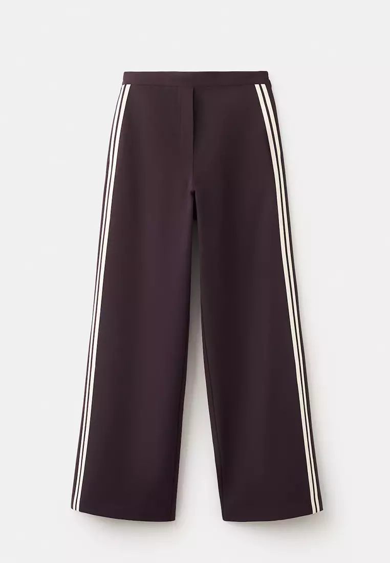 Combined Striped Trousers