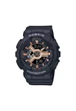 Baby g hitam gold best sale