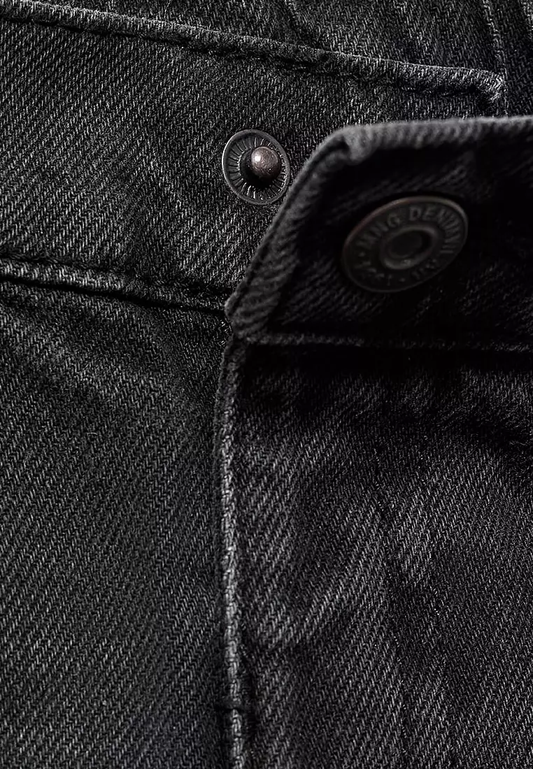 Straight Cotton Jeans