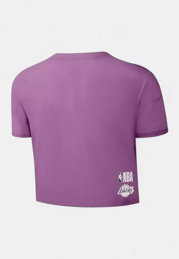 Los Angeles Lakers Crop Top for Women PASTEL SLAM Collection