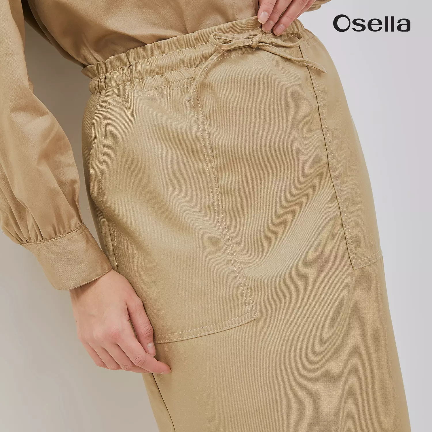 Osella Alura Straight Maxi Skirt 218Q660238 | Rok Wanita