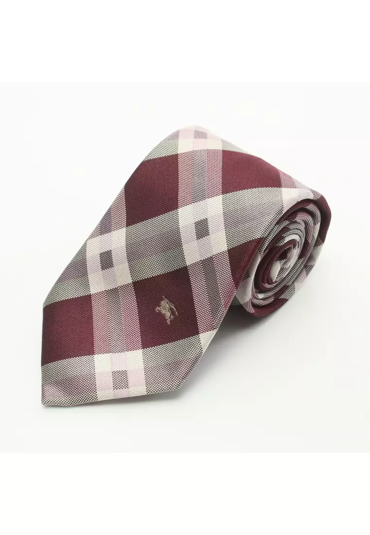 Burberry on sale tie bordeaux