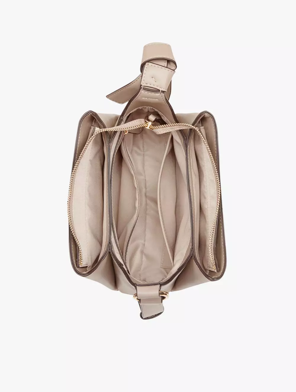 Nine West Lyra 3 Comp Crossbody Womens Crossbody Bags - Khaki