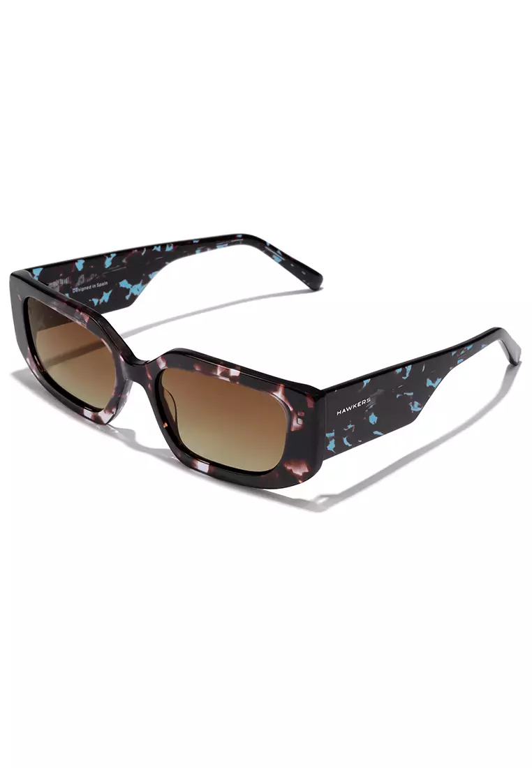 HAWKERS Grey Carey Nature Trendset Sunglasses For Women, Female. Official Product Designed In Spain