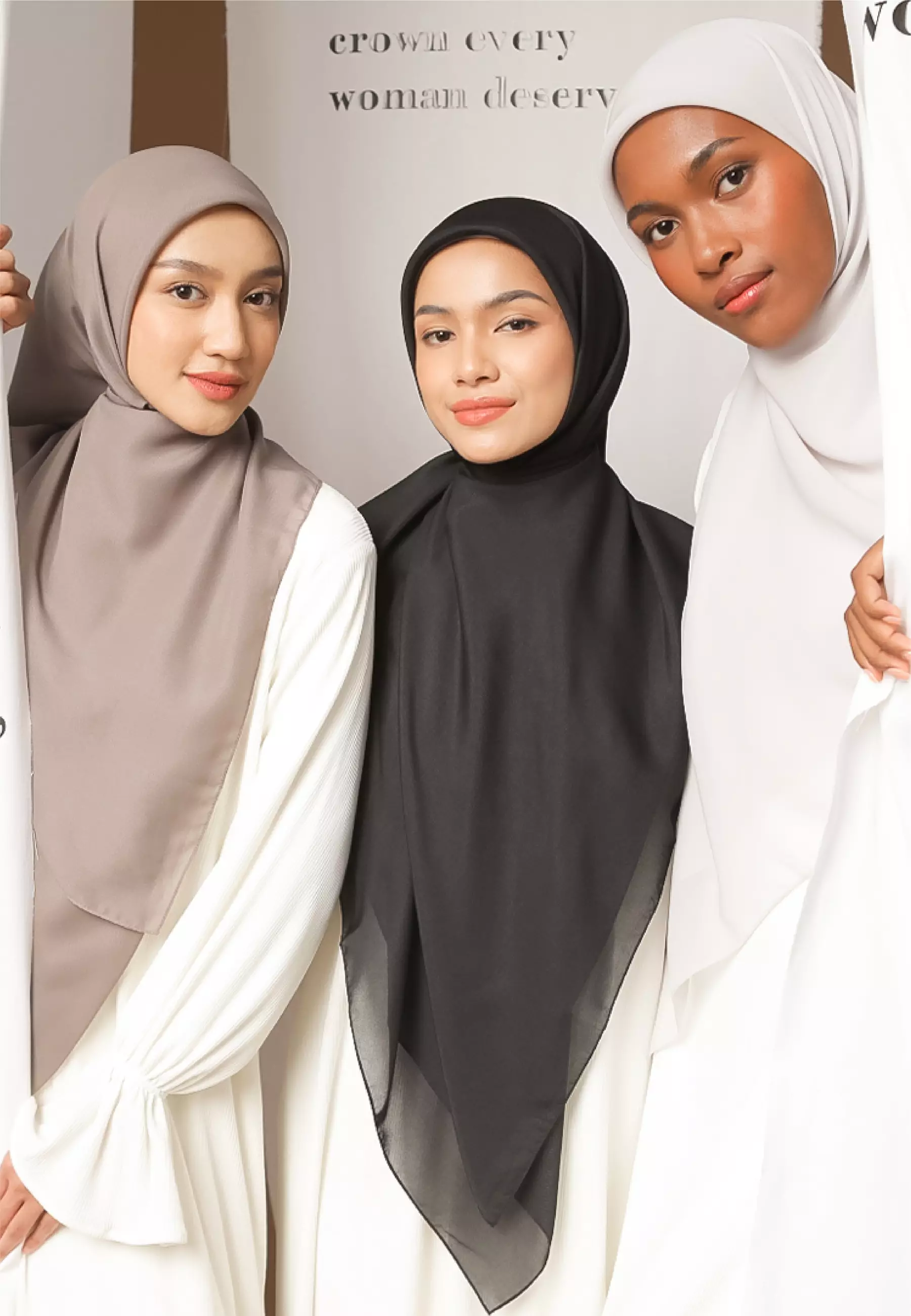 Polly Cotton Square Syari Steel Blue (Hijab Segiempat Bella Square)