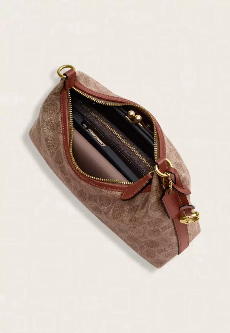 Coach Juliet Shoulder Bag 25 In Signature Canvas Tan