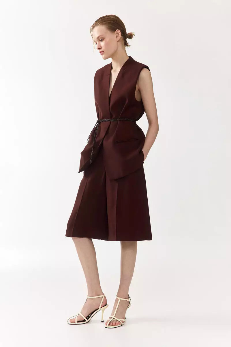 Belted waistcoat