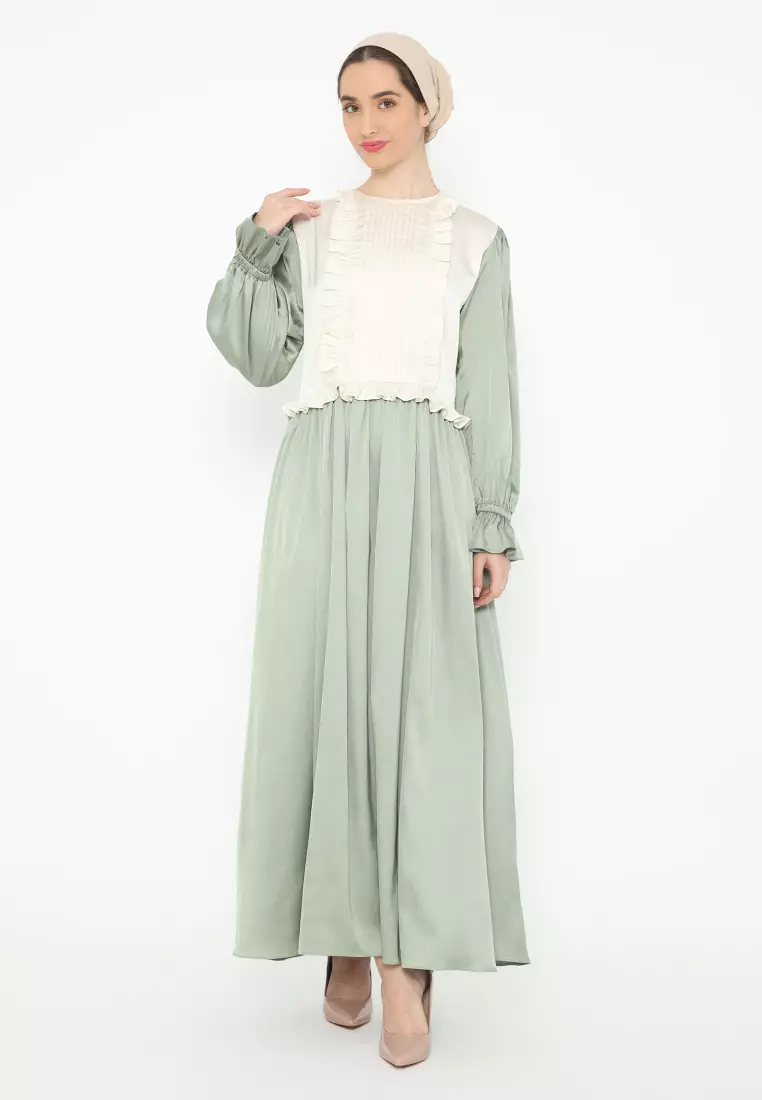 Maryam Dress Sage