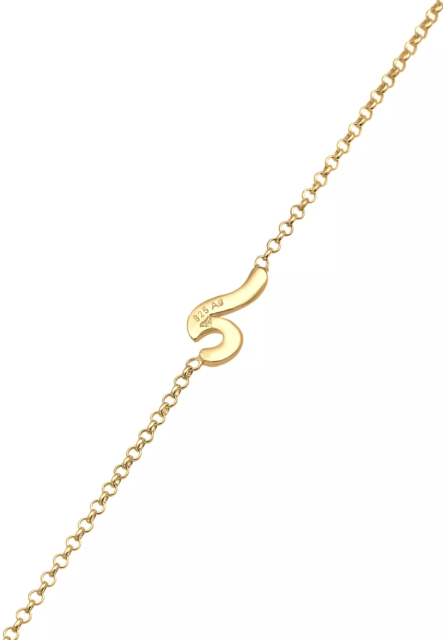 Anklet Pendant Wave Maritime Basic Gold Plated