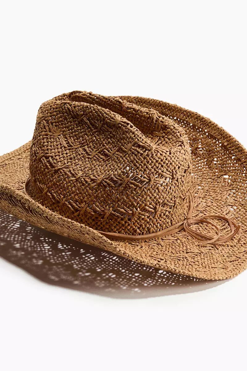 Straw cowboy hat