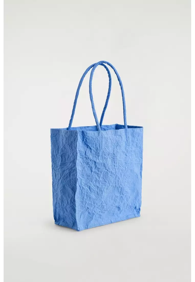 MINI CRINKLED TOTE BAG