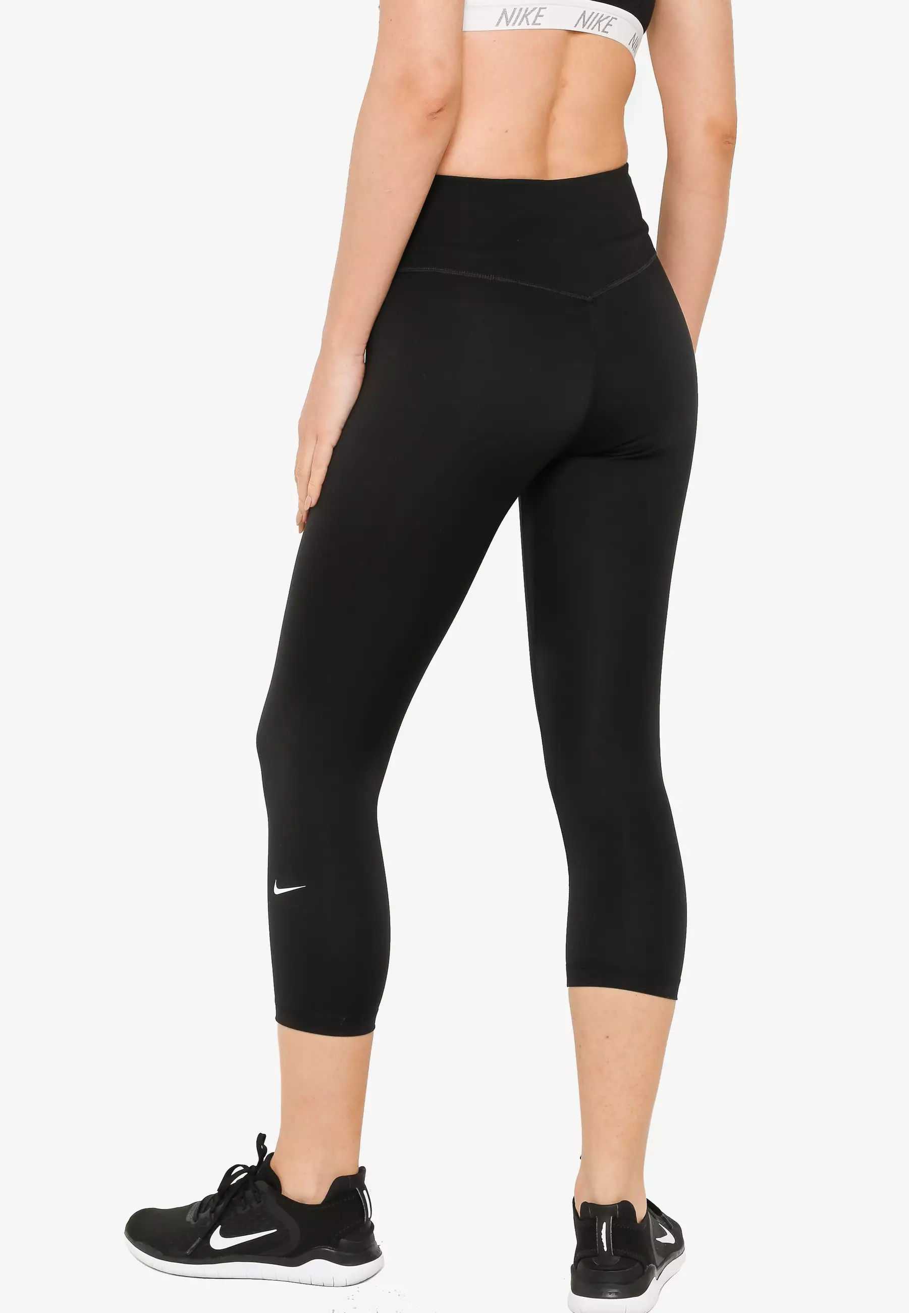 Buy Nike One Mid-Rise Crop Tights 2.0 in Black/White 2024 Online