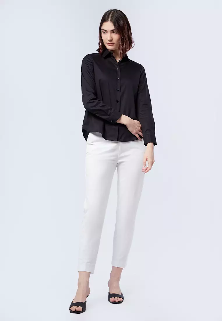 Regular Fit Long Sleeve Blouse