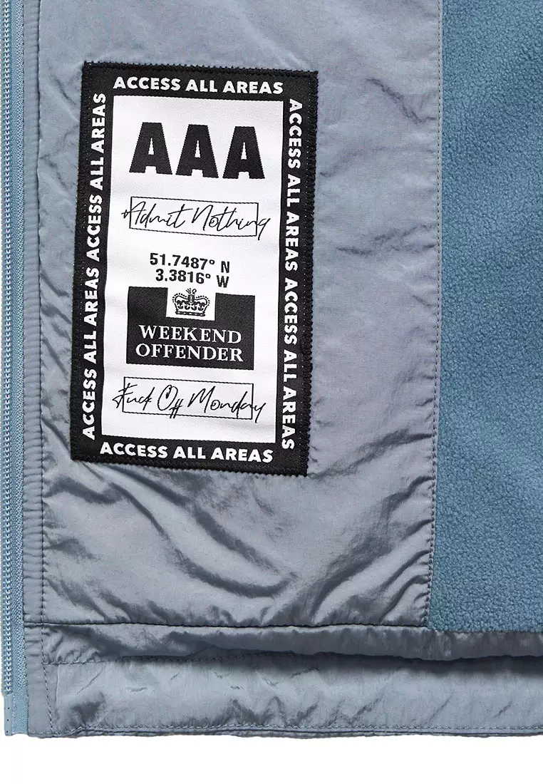 MENS BLUE SHADOW TECHNICIAN FACE MASK JACKET