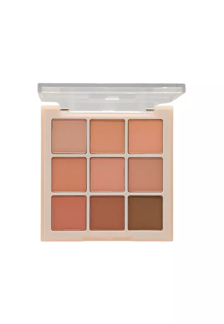 DASIQUE 霧面九色眼影盤 (#32 Milky Apricot 杏橘桃粉)(8克) 8g