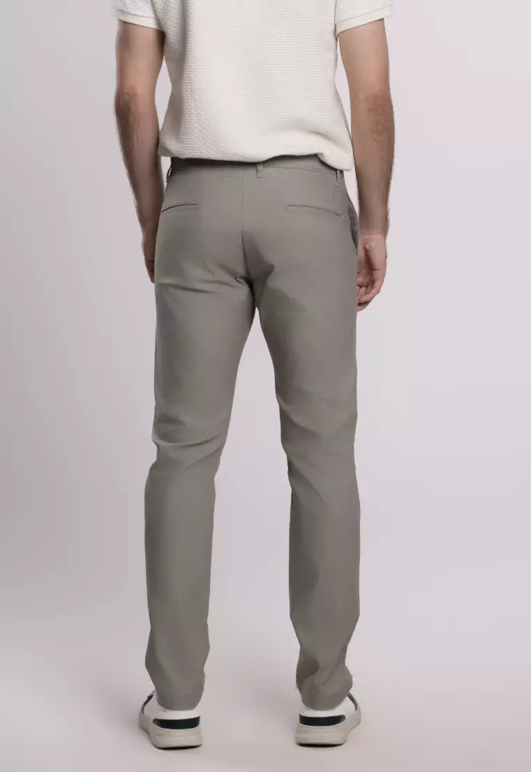 MOC Celana Panjang Chinos Pria Slim Fit BARNIE-DARK GREY