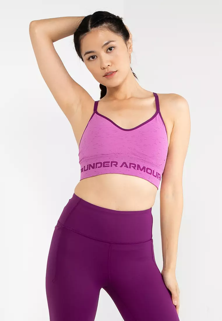Buy Under Armour Seamless Low Long Heather Sports Bra 2024 Online