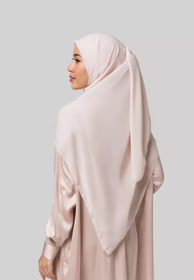 Kami CALM Syar'I Scarf Plain Pale Blush