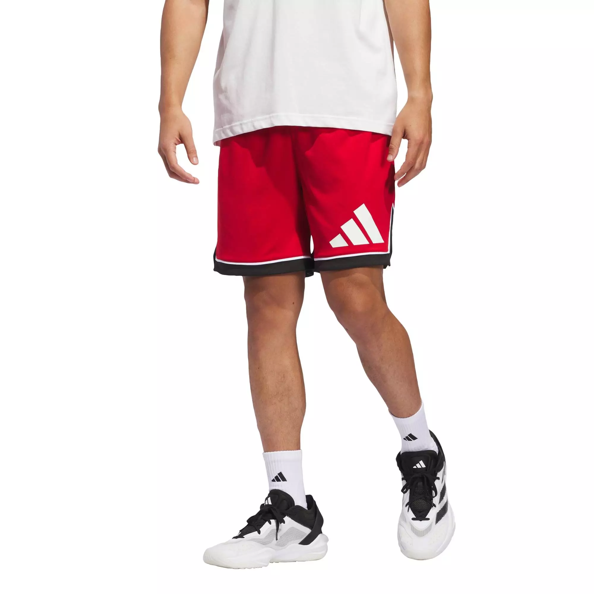 Basketball Basketball Badge of Sport Shorts Men Red JN4731