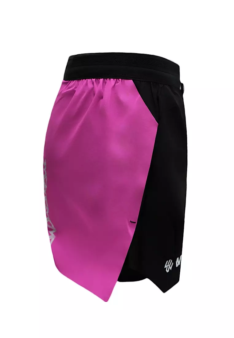 Lawngreen w/ Deep Pink Women's Race Shorts - Inner Tights
