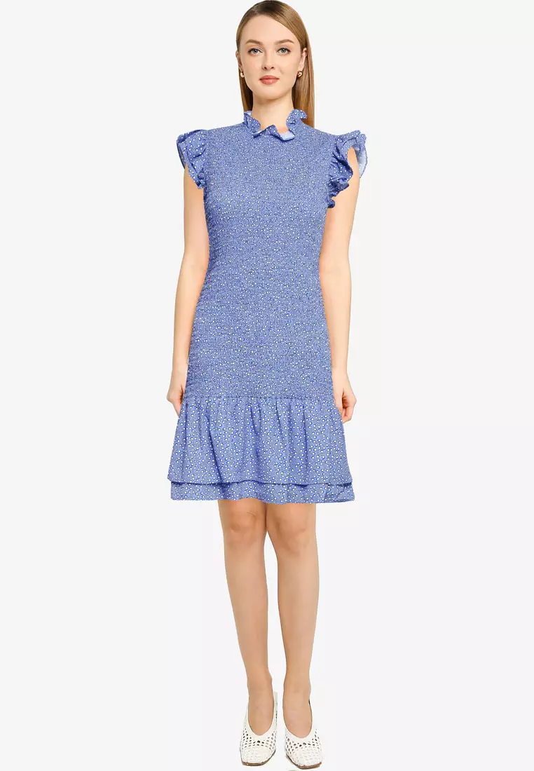 Buy French Connection Elao Verona Crepe Smock Top Dress 2024 Online