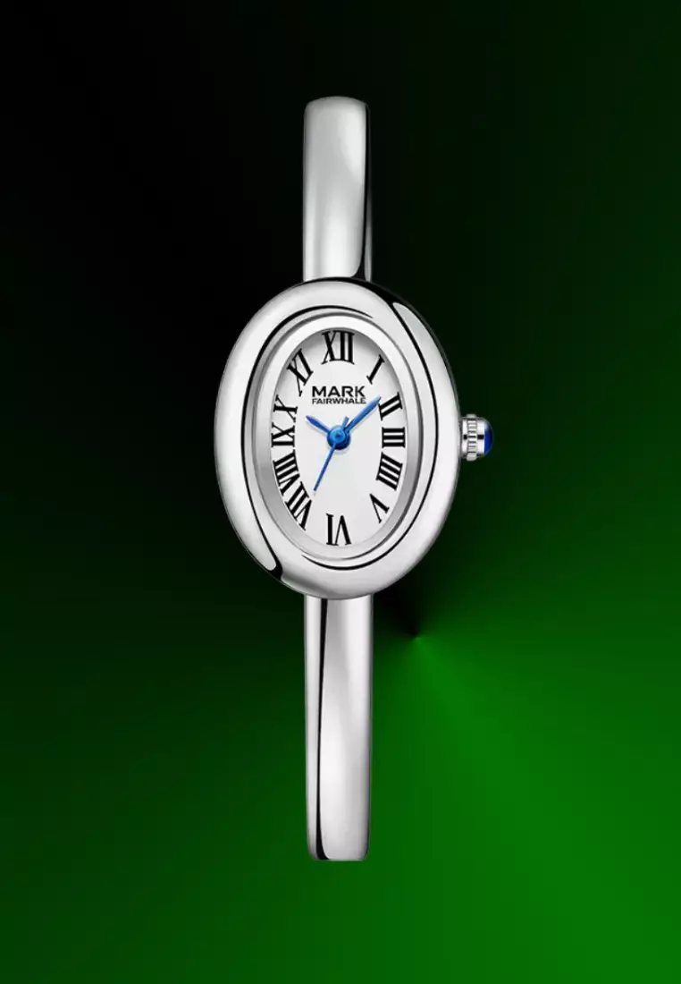 Ladies Quartz Watch, Bangle Bracelet