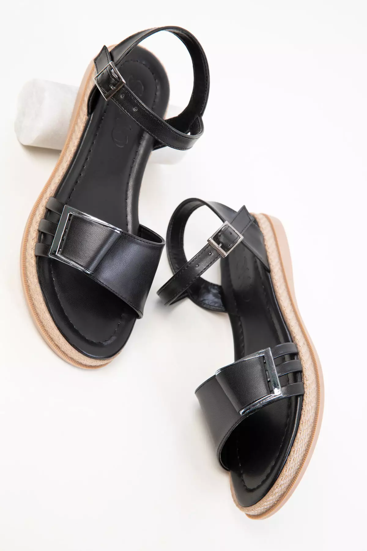 Black Women's Sandals 20395