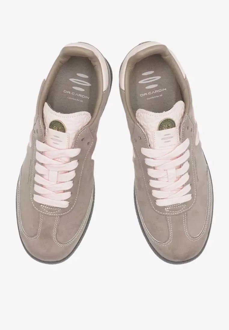 Dr Cardin The Origin: Heritage Ladies Sneaker L-RJC-3829 | Denim/Faux Suede/Leather