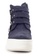 Shu Talk blue Amaztep Suede Leather High Top Buckle Platform Sneakers 577A0SH9DF38C0GS_3